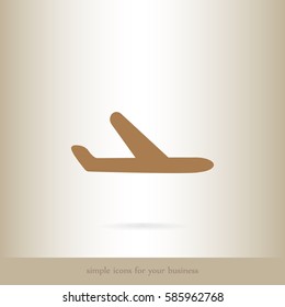 flight vector icon