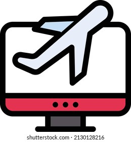 flight vector icon on a transparent background. Premium Quality symbols.
Vector flat color icon for website and graphic design .