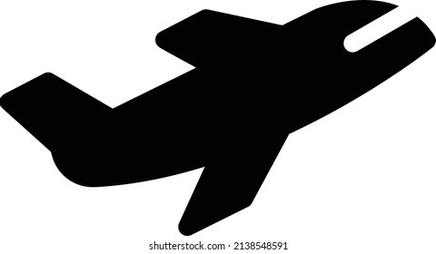 flight vector illustration isolated on a transparent background. glyph vector icons for concept or web graphics.