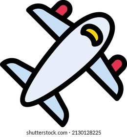 flight Vector illustration on a transparent background. Premium quality symbols. Stroke vector icon for concept and graphic design.