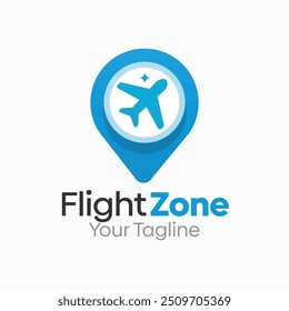 Flight Zone Point Logo Design Template. Good for Business, Agency, Community and Organization