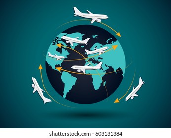 Flights around the World