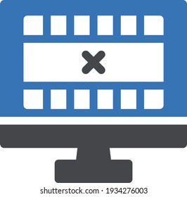 flim vector glyph colour  icon