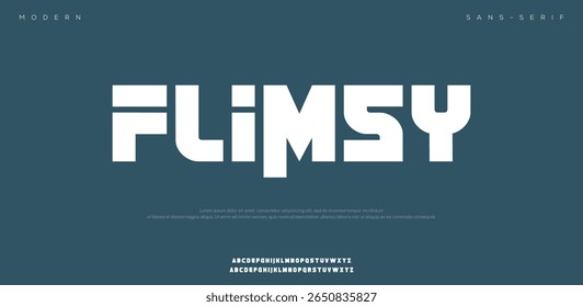 Flimsy modern creative minimal alphabet small letter logo design