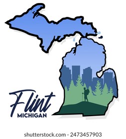 flint michigan with beautiful views