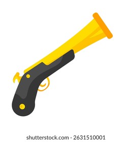 flintlock pistola - ilustração vetorial	