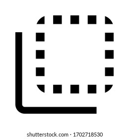 Flip to back icon vector illustration flat style isolated on white background