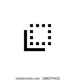 flip to back pixel perfect icon design. Flat style design isolated on white background. Vector illustration