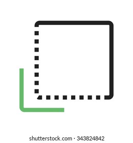 Flip, back, symbol icon vector image.Can also be used for material design. Suitable for mobile apps, web apps and print media.