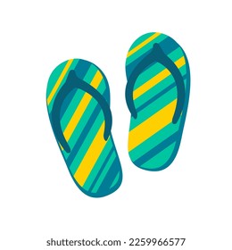 flip flop beach shoes Relaxing by the sea during the holidays