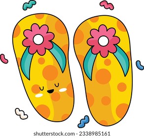 Diseño de pegatinas de verano de voladizo 
