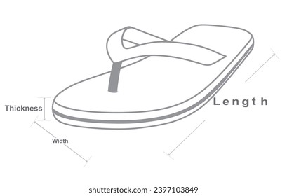 Icono de las dimensiones de flexión. ilustración vectorial