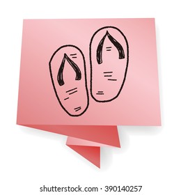 Flip flop doodle