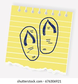 Flip flop doodle