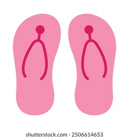 Flip Flop Flat Icon Design For Personal nad Commercial Use