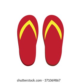 flip flop -flat vector