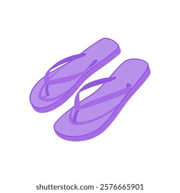 Flip Flop, Holidays Vector Illustration