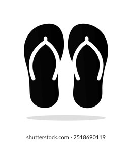 Ícone de inversão. Ícone de flip flop preto isolado no fundo branco. Ilustração vetorial