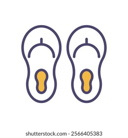 Flip Flop icon. Summer icon design. vector graphic