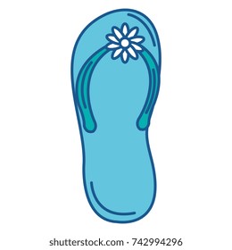 flip flop isolated icon