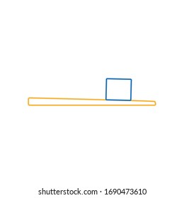 flip flop on white background
