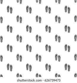 Flip flop pattern seamless in simple style vector illustration