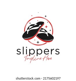 flip flop sales industry illustration logo design