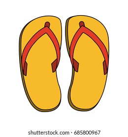 flip flop sandals icon image 
