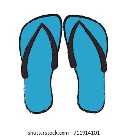 flip flop sandals icon image