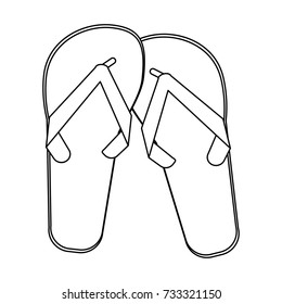 flip flop sandals icon image 