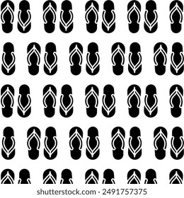 Flip flop summer pattern with eps format file.