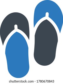 Flip-Flop-Vektorsymbol 