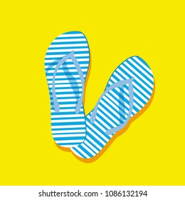 Flip flop vector illustration