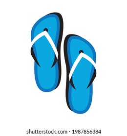 flip flops blue fashion accessory