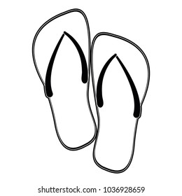 Flip Flops Cartoons Stock Vector (Royalty Free) 1036928659 | Shutterstock