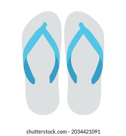 Flip Flops Color Vector Illustration 