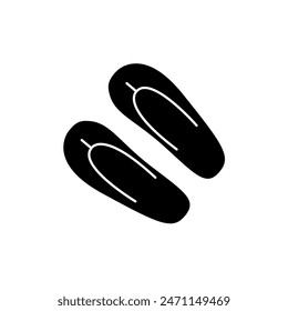 flip flops concept line icon. Simple element illustration. flip flops concept outline symbol design.