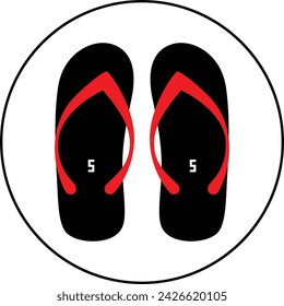 flip flops design, vector illustration eps10 graphi