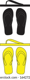 Flip Flops Fashion Flat Templates