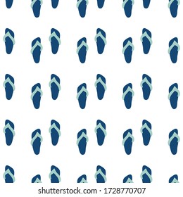 Flip Flops Hand gezogen nahtlosen Vektor füllen. Kleine kindische Zeichnung. Wickelpapier, Textilien, Vektor-Illustration 