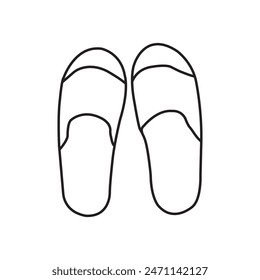 flip flops icon design vector illustration template