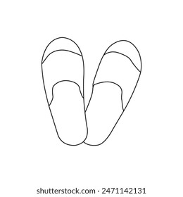 flip flops icon design vector illustration template