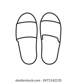 flip flops icon design vector illustration template