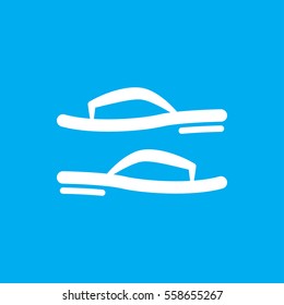 flip flops icon illustration isolated vector sign symbol