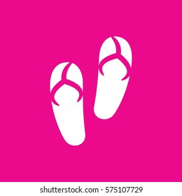 flip flops icon illustration isolated vector