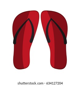 flip flops icon image