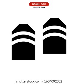 flip flops icon or logo isolated sign symbol vector illustration - high quality black style vector icons
