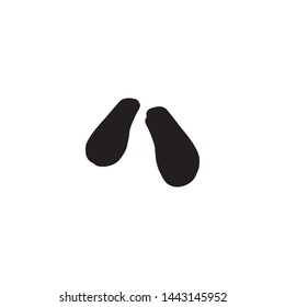 flip flops icon sign signifier vector