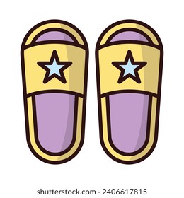 Flip flops icon from summer collection