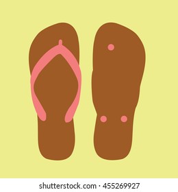 flip flops icon symbol graphic art